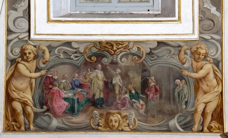 Gian Giacomo Barbelli - Vestire gli ignudi, chiesa di San Giovanni della Carità, Crema